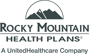 Rocky Mountain Health Plans logo, healthcare, mountain, wellness.
